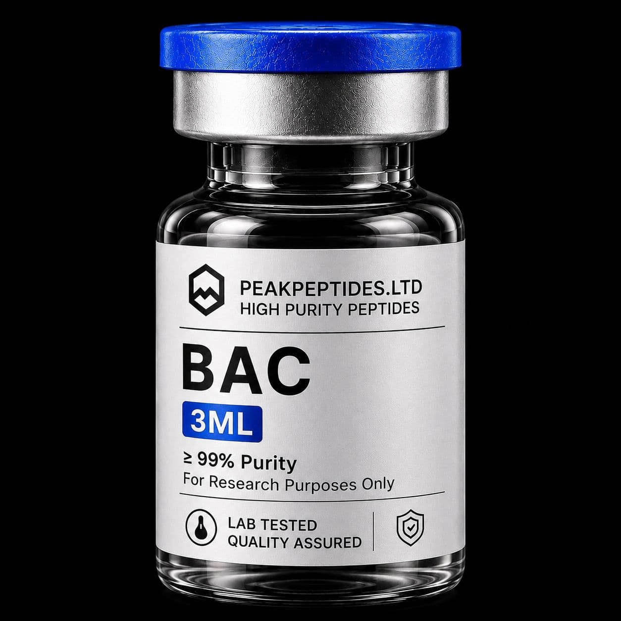 Bacteriostatisch Water 3ml vial
